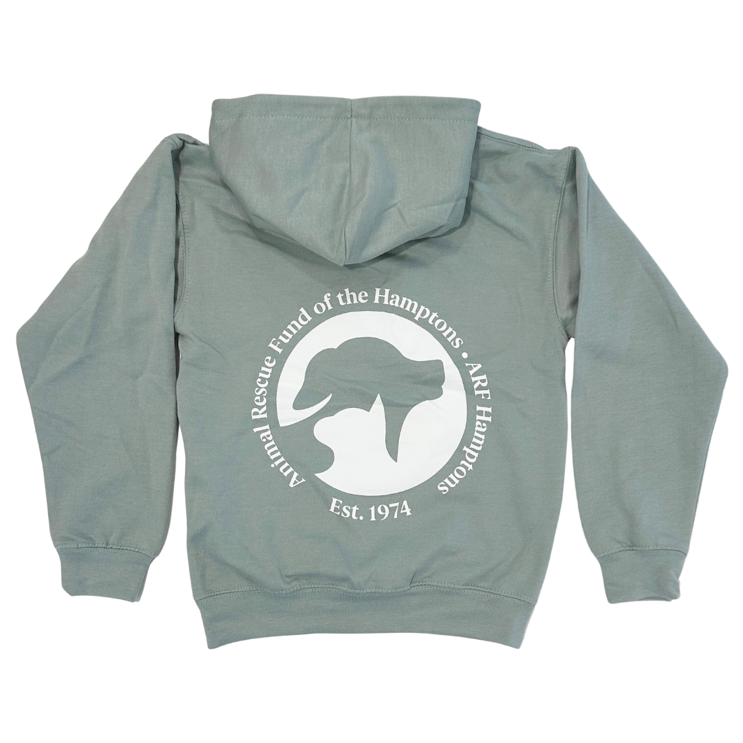 Youth Green Silhouette Hoodie
