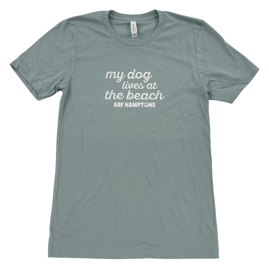 My Dog Lives at the Beach T-Shirt