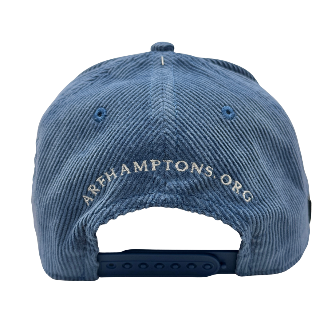 Blue Corduroy Silhouette Trucker Hat