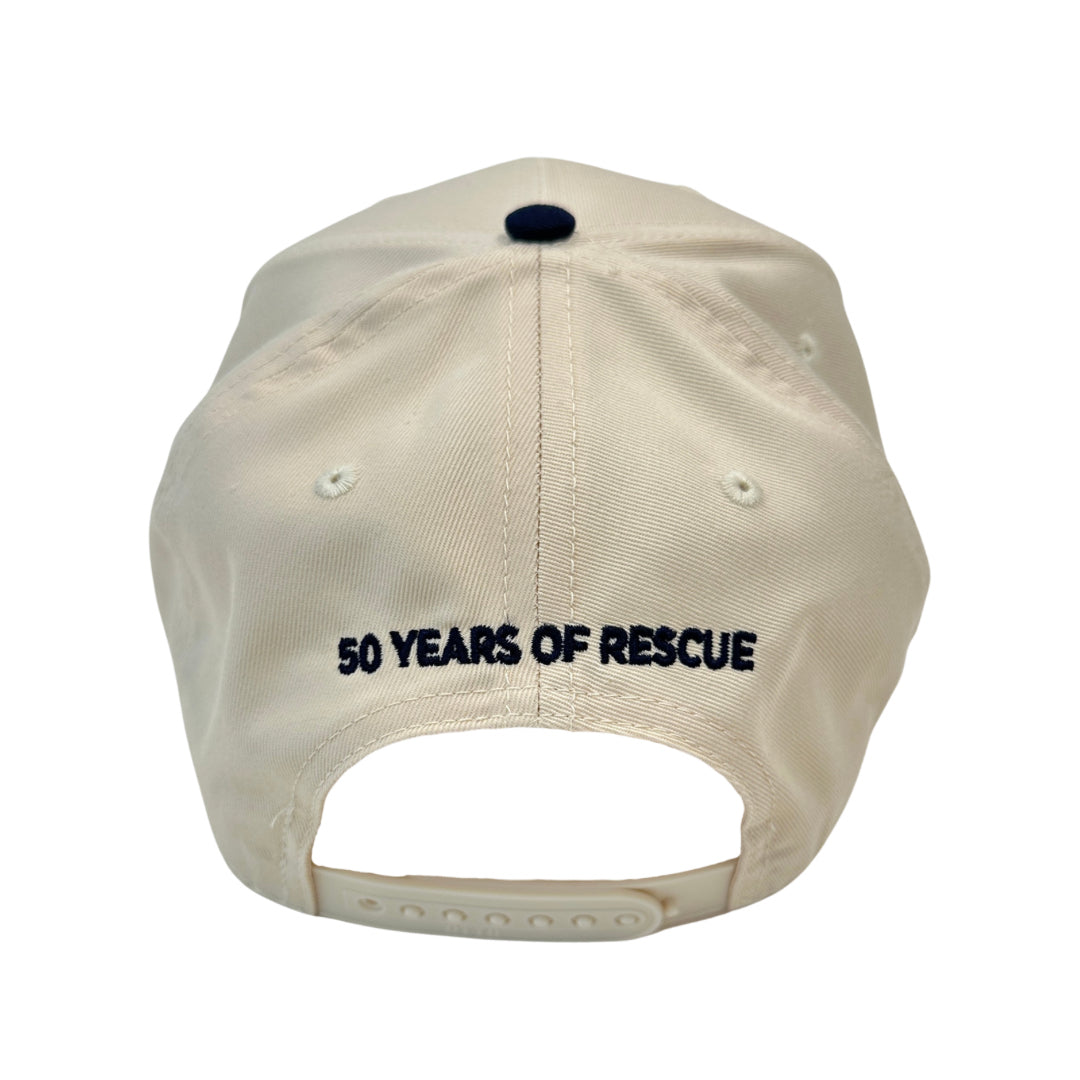 Navy & Cream 50th Anniversary Hat