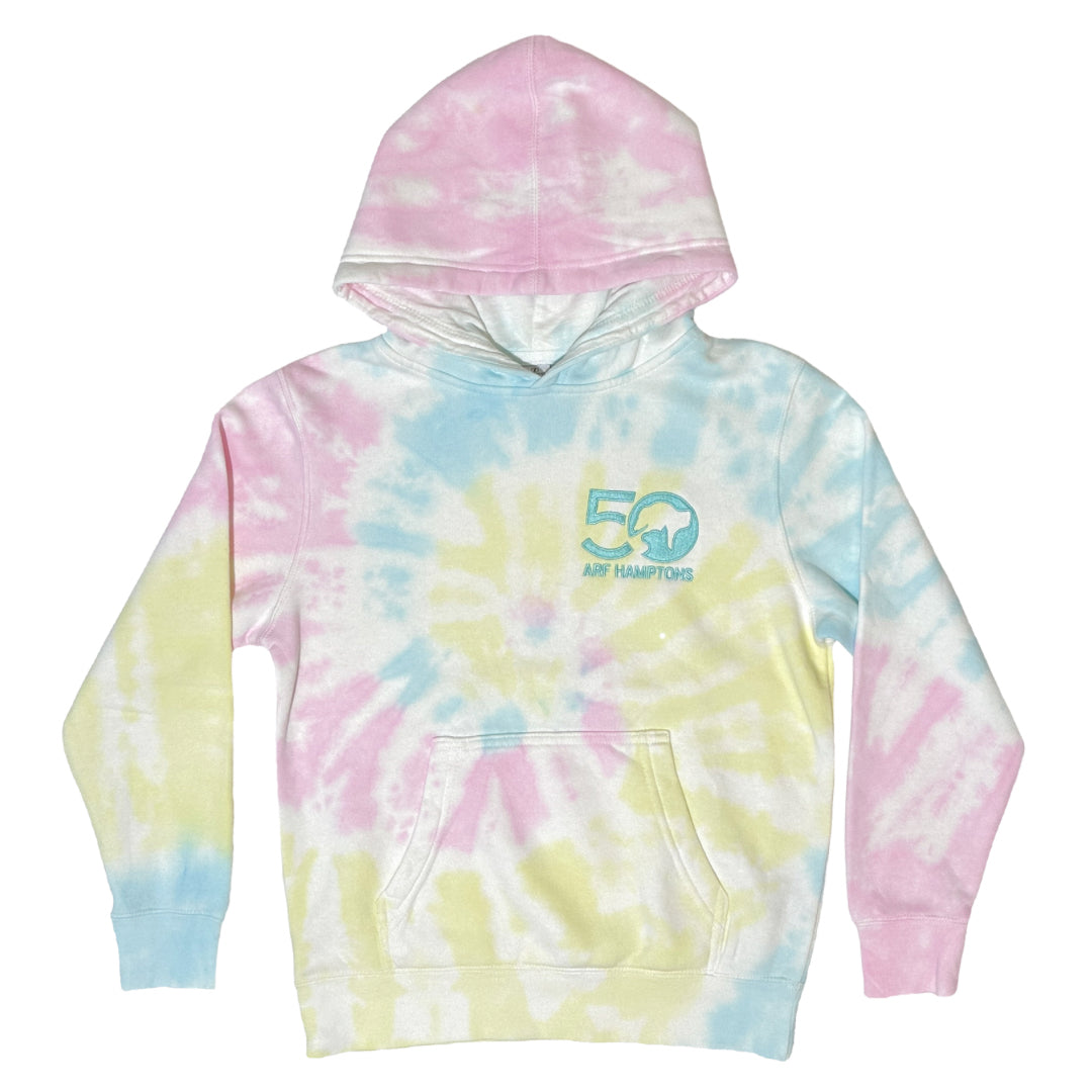 Swirl Tie Dye 50th Anniversary Youth Hoodie