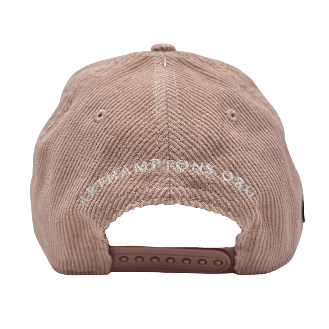Pink Corduroy Silhouette Trucker Hat