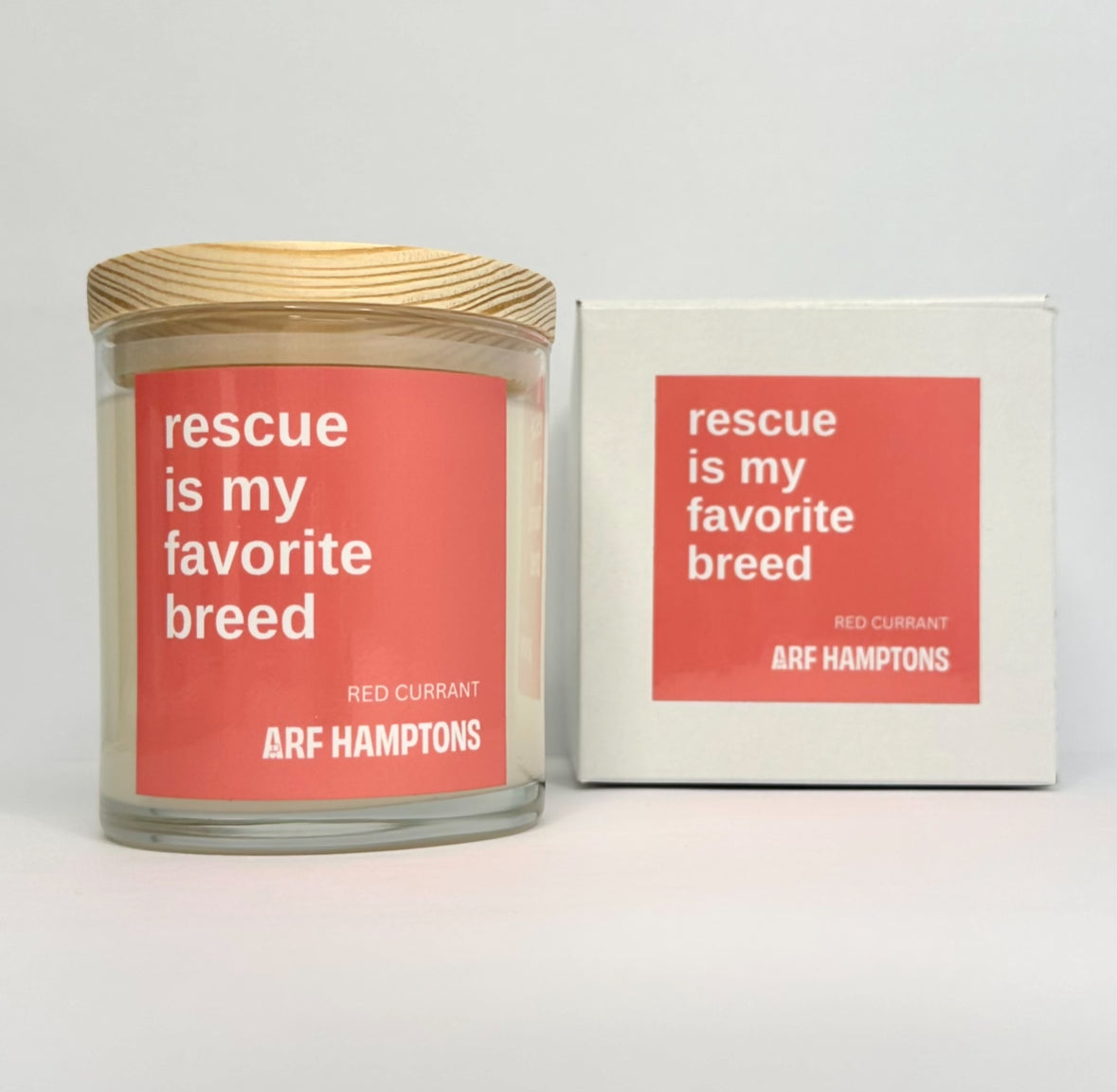 Rescue Is My Favorite Breed - Red Currant Candle