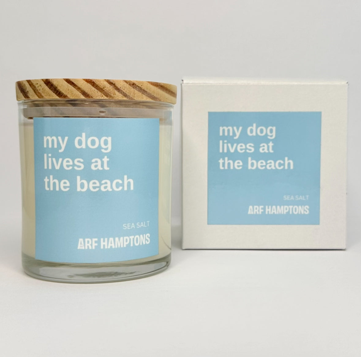 My Dog Lives at the Beach - Sea Salt Candle