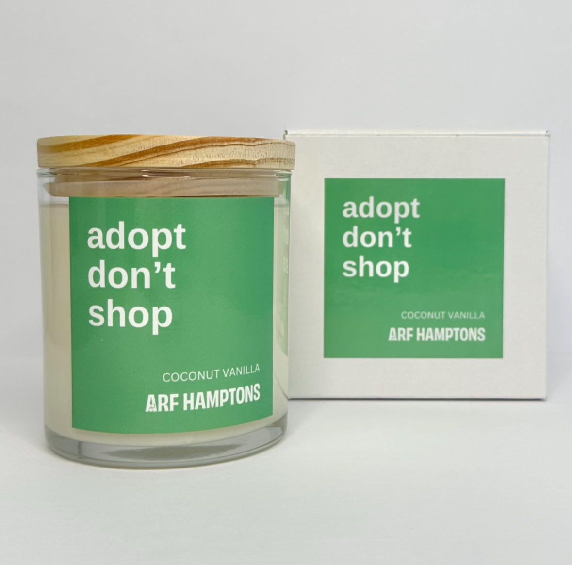 Adopt Don't Shop - Coconut Vanilla Candle