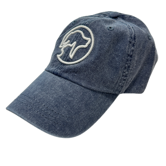 Navy Silhouette Dad Hat