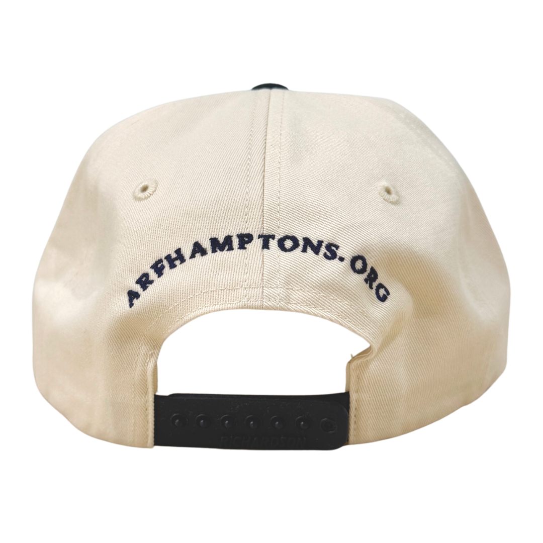 Curved ARF HAMPTONS Navy & Cream Gramps Hat