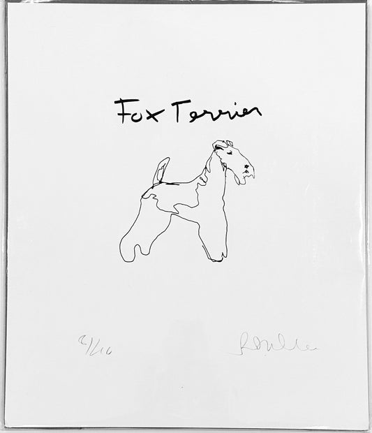 Fox Terrier Print by Robert James Clarke