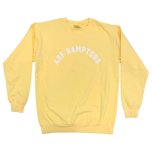 ARF HAMPTONS Yellow Crewneck Sweatshirt