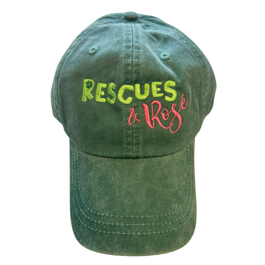 Green Rescues & Rosé Dad Hat