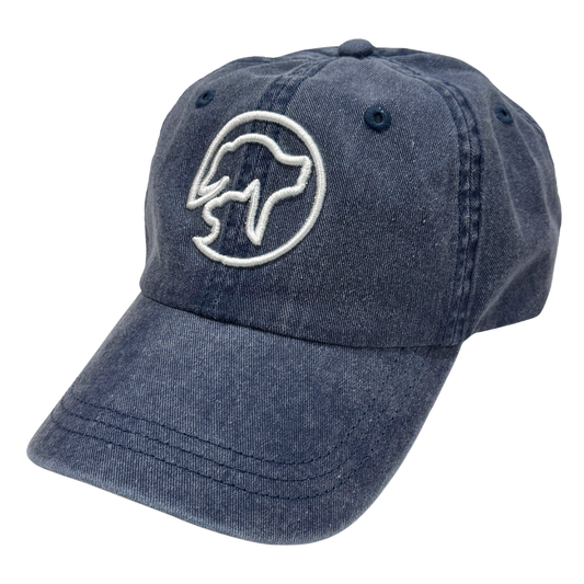 Navy Silhouette Dad Hat