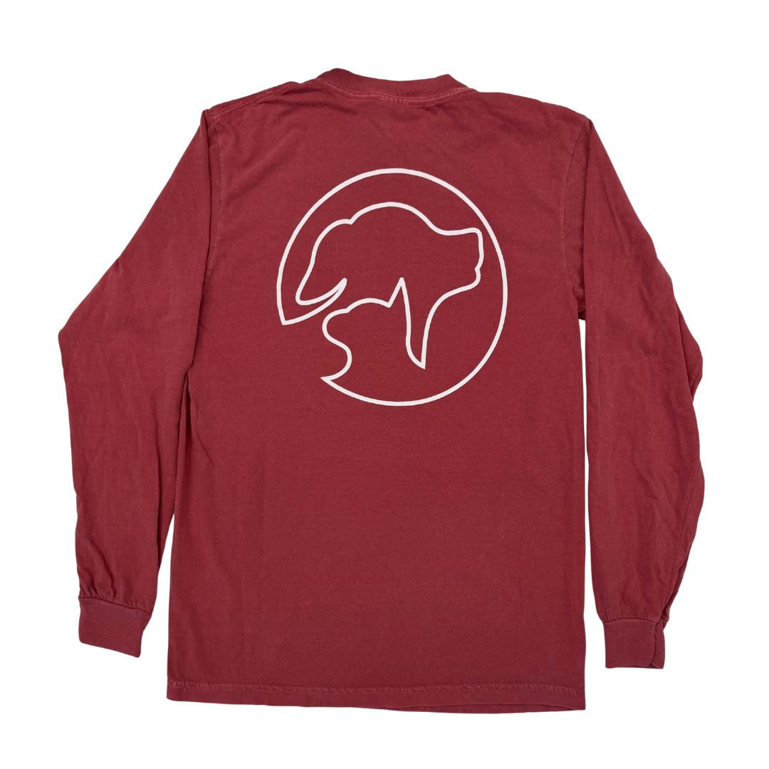 Red ARF HAMPTONS Long Sleeve T-Shirt