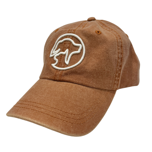 Orange Silhouette Dad Hat